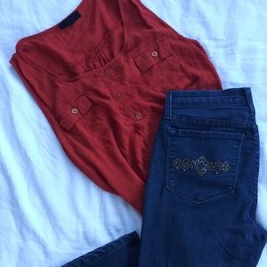 NYDJ Dark Wash Bootcut jeans